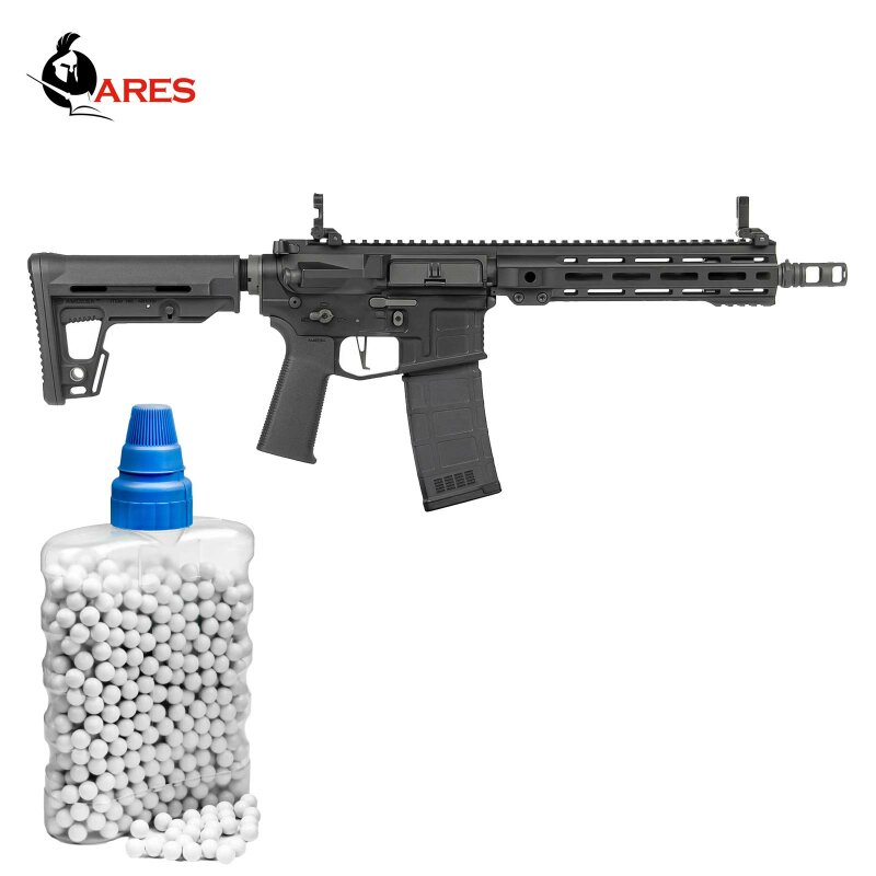 SET Ares M4 X-Class Model 9 S-AEG Softair-Gewehr Kaliber 6 mm BB (P18) + 800 BBs