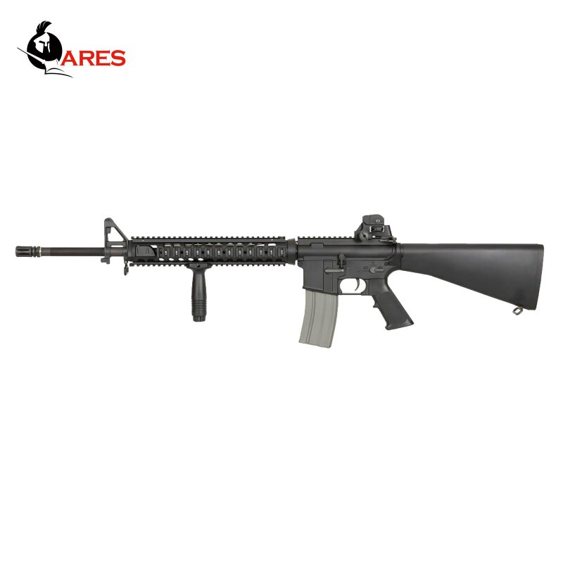 Ares M16-RIS S-AEG Softair-Gewehr Kaliber 6 mm BB Schwarz (P18)