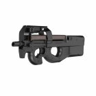 FN Herstal P90 S-AEG Softair-Gewehr Kaliber 6 mm BB Schwarz (P18) mit Railschiene