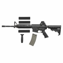 Ares M4-RIS S-AEG Softair-Gewehr Kaliber 6 mm BB Schwarz (P18)