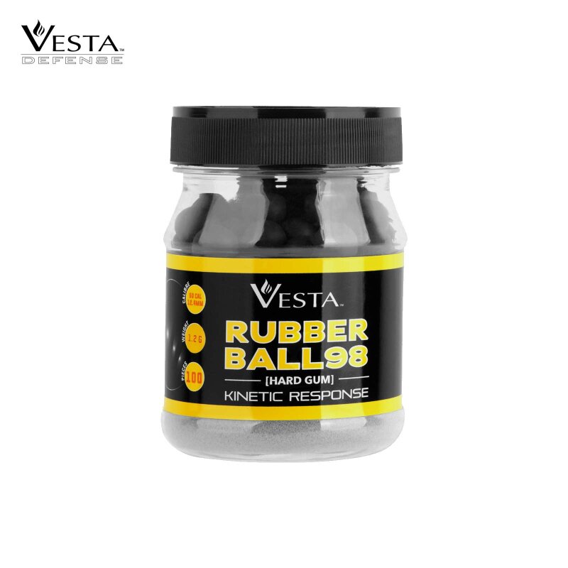 Vesta Rubber 98 Balls Kal .50 - 100 Stück