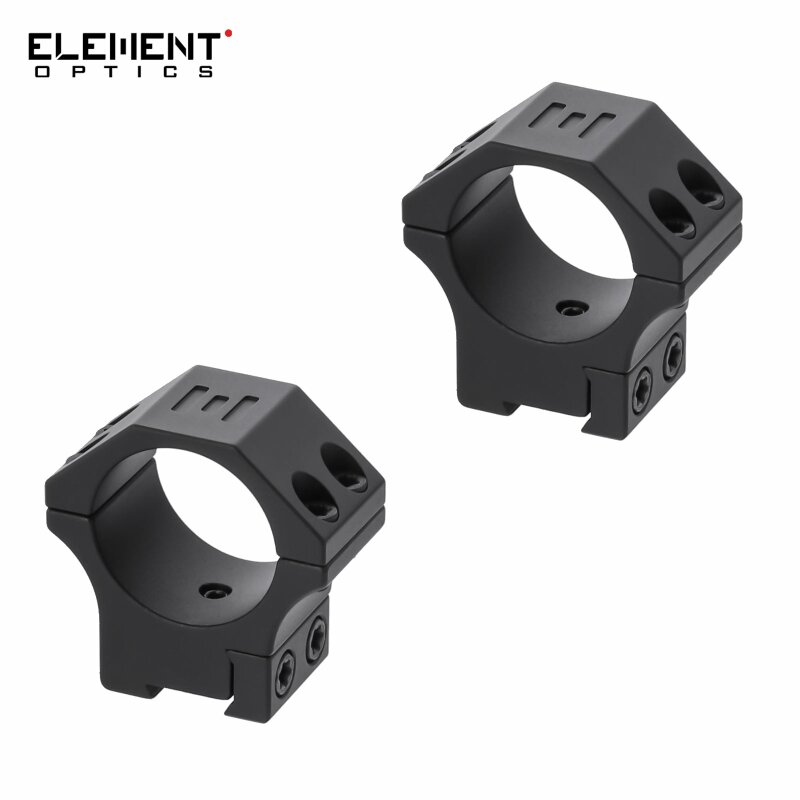 Element Optics XT Montageringe für Prismenschiene  - 25,4 mm- Low - 2 Stück