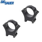 Sig Sauer ALPHA1 Stahl Montageringe für Weaver- / Picatinnyschiene - 30 mm- High - 2 Stück