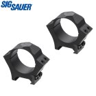 Sig Sauer ALPHA1 Stahl Montageringe für Weaver- / Picatinnyschiene - 30 mm- Low - 2 Stück