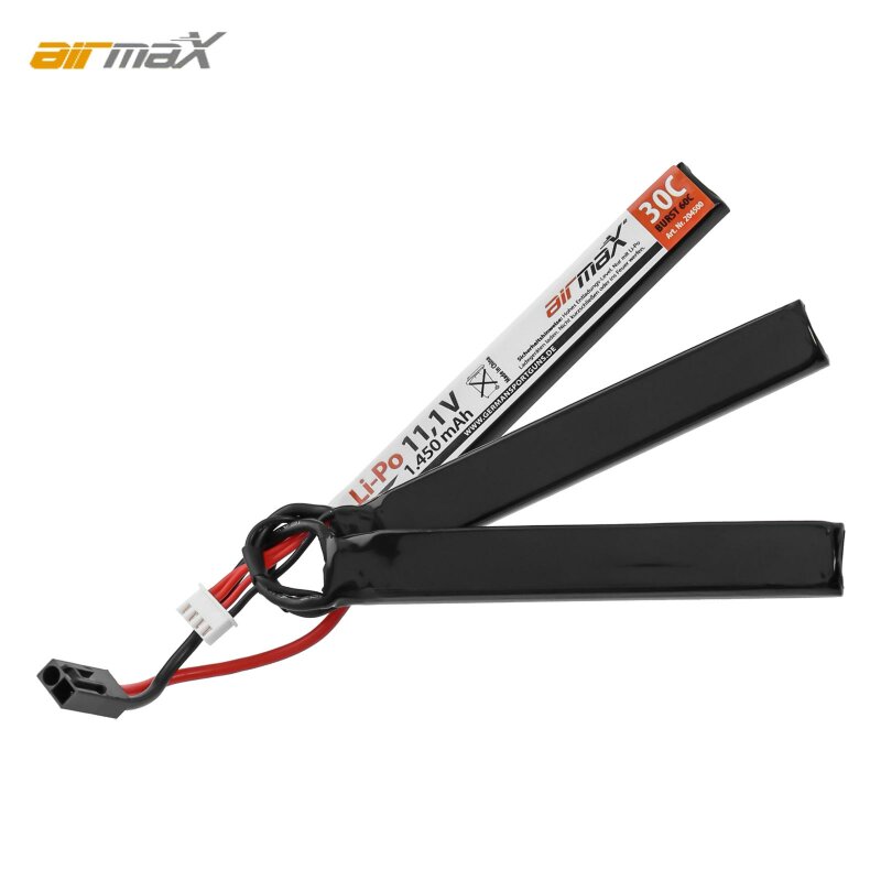 AirmaX LiPo-Akku 11,1 V - 1450 mAh - Mini Tamiya Stecker Stick Type