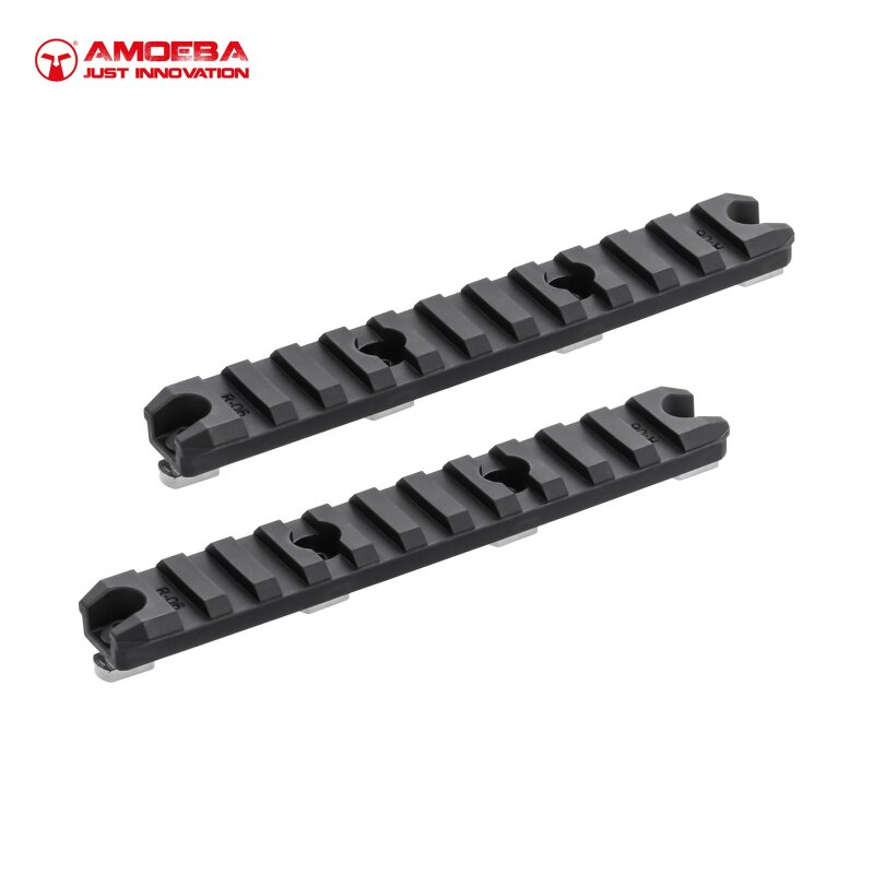 2-er Pack Amoeba M-Lok Railschienen 5" Schwarz