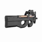 FN Herstal P90 S-AEG Softair-Gewehr Kaliber 6 mm BB Schwarz (P18)