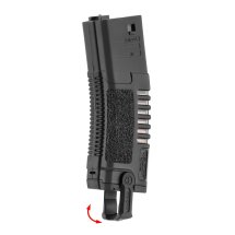 High Cap Ersatzmagazin für Ares Amoeba Softair-Gewehre 6 mm BB S-AEG Schwarz 300 Schuss