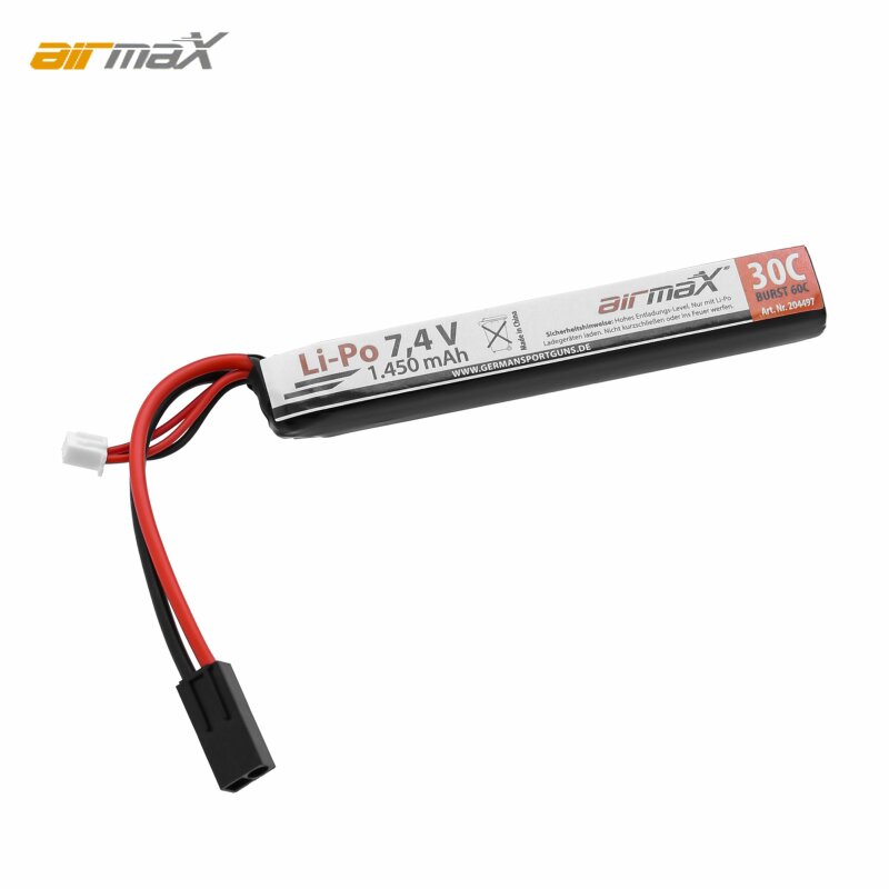 AirmaX® LiPo-Akku - 7,4 V - 1450 mAh - Stick Type