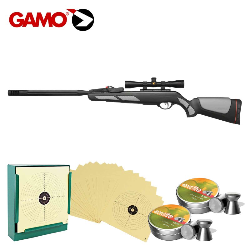 SET Gamo Luftgewehr Viper Pro 10X GEN3I Knicklauf 10- Schuss Kaliber 4,5 mm Diabolo (P18)