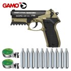 SET Gamo PT-80 Desert Attack Co2-Pistole Kaliber 4,5 mm Diabolo (P18)