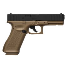 Superset Glock 17 Gen5 Coyote Co2-Pistole Kaliber 4,5 mm Stahl BB Blowback (P18)