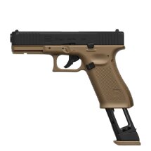 Superset Glock 17 Gen5 Coyote Co2-Pistole Kaliber 4,5 mm Stahl BB Blowback (P18)