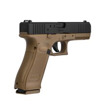 Kofferset Glock 17 Gen5 Coyote Co2-Pistole Kaliber 4,5 mm Stahl BB Blowback (P18)