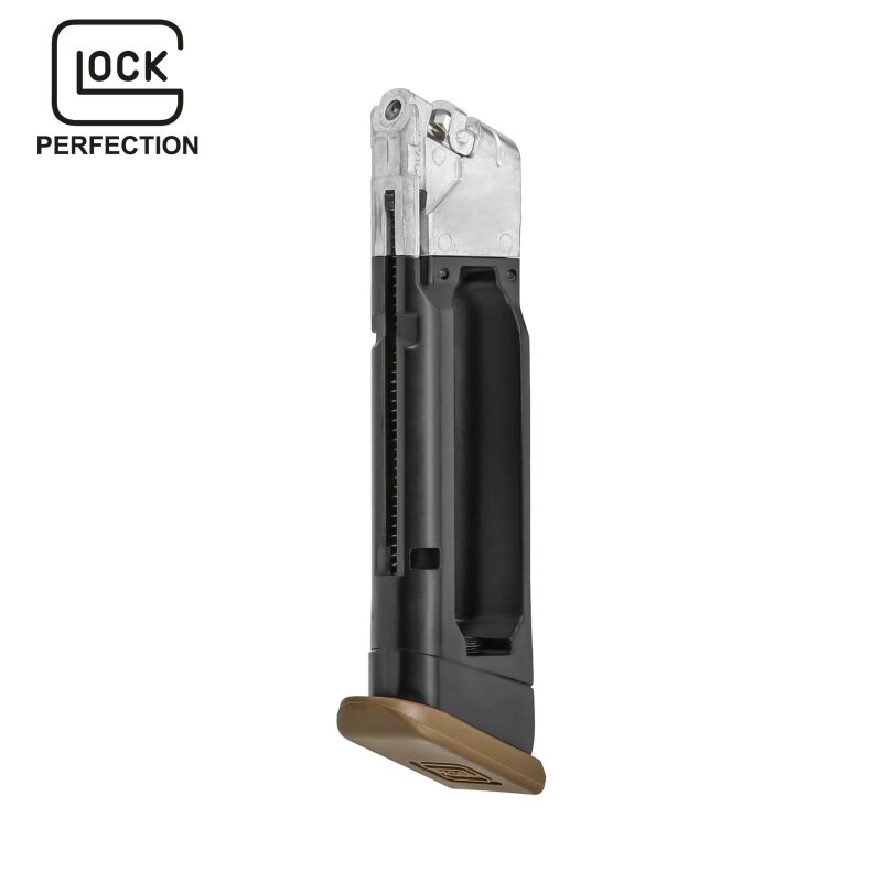 Ersatzmagazin für Glock 17 Gen5 Coyote Co2-Pistole 4,5 mm Stahl BB Blowback