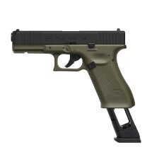 Glock 17 Gen5 Battlefield Green Co2-Pistole Kaliber 4,5 mm Stahl BB Blowback (P18)