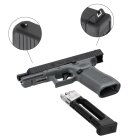 Glock 17 Gen5 Tungsten Gray Co2-Pistole Kaliber 4,5 mm Stahl BB Blowback (P18)