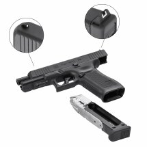 SET Glock 17 Gen5 MOS Co2-Pistole Kaliber 4,5 mm Diabolo Blowback (P18)