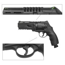 SET T4E Defense Training Marker HDR 50 (TR 50) Gen2 Revolver Co2 cal .50 - 7,5 Joule (P18) + 100 Rubberballs + 10 Co2 Kapseln