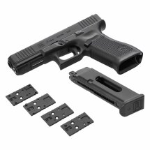 Glock 17 GEN5 MOS Softair-Co2-Pistole Schwarz Kaliber 6 mm BB Blowback (P18) 18 Schuss