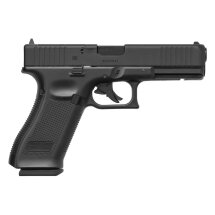 Komplettset Glock 17 GEN5 MOS Softair-Co2-Pistole Schwarz Kaliber 6 mm BB Blowback (P18) 14 Schuss