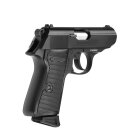 Komplettset Walther PPK/S Softair-Pistole Schwarz Kaliber 6 mm BB Gas Blowback (P18)