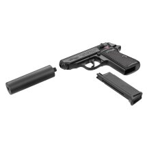 Walther PPK/S Kit Softair-Pistole Schwarz Kaliber 6 mm BB Gas Blowback (P18)