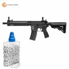 SET Evolution RECON MK18 MOD1 10,8" AEG Softair-Gewehr 6 mm BB schwarz (P14) + 800 BBs