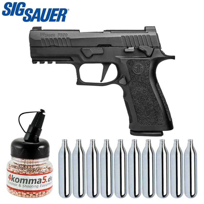 SET SIG SAUER P320 X-CARRY 4,5 mm BB Blowback Co2-Pistole (P18)