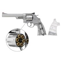 Smith & Wesson 629 Trust Me 5 Zoll Steel-Finish Co2-Revolver Kaliber 6 mm BB (P18)