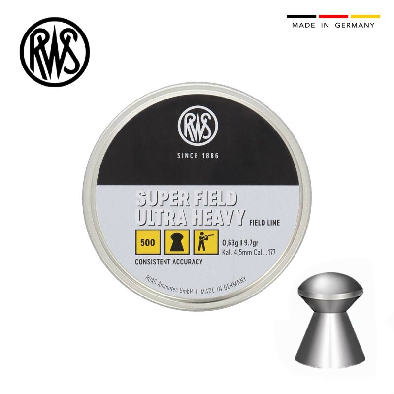 RWS Super Field Ultra Heavy Diabolo 4,5 mm