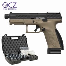 Komplettset CZ 75 P-10C Optic Ready Softair-Co2-Pistole...