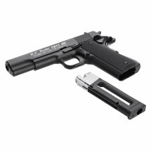 Superset ASG 1911 US-C Stahl BB Co2-Pistole Schwarz 4,5 mm Blow Back (P18)