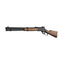 Barra 1866 4,5 mm Diabolo Co2 Gewehr Schwarz Holzoptik (P18)