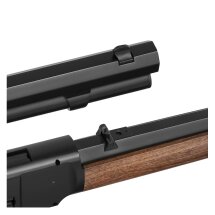 Barra 1866 4,5 mm Diabolo Co2 Gewehr Schwarz Holzoptik (P18)