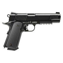 Modell II. Wahl - Elite Force 1911 TAC Vollmetall Softair-Co2-Pistole Kaliber 6 mm BB Blowback (P18)