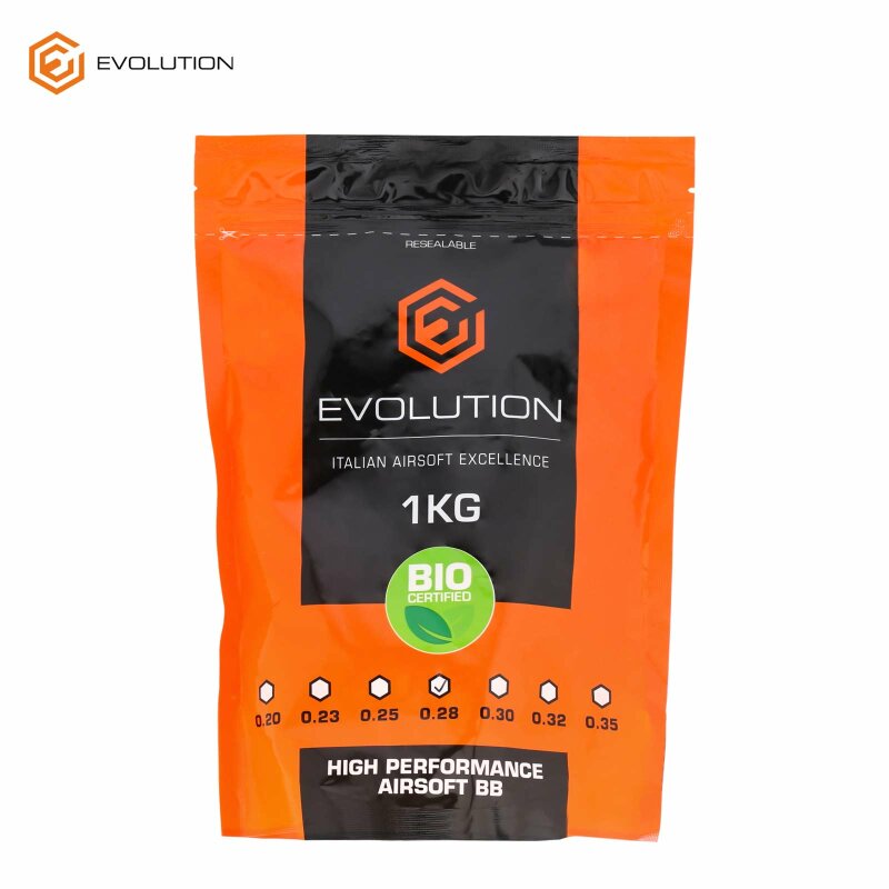 Evolution High Performance Bio Softair BBs  - 6 mm BB/0,28 g/3570 Stück Beutel