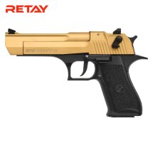 Retay Big Fifty LW Gold Schreckschuss Pistole 9 mm P.A.K....