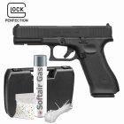 Komplettset Glock 17 GEN5 MOS Softair-Pistole Kaliber 6 mm BB Gas Blowback (P18)