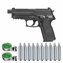 SET SIG SAUER P229 Co2-Pistole Schwarz 4,5 mm Diabolo (P18)