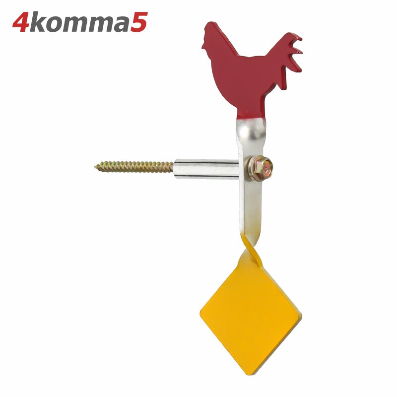 4komma5 Double Spinner Target Quadrat / Huhn für Luftgewehre