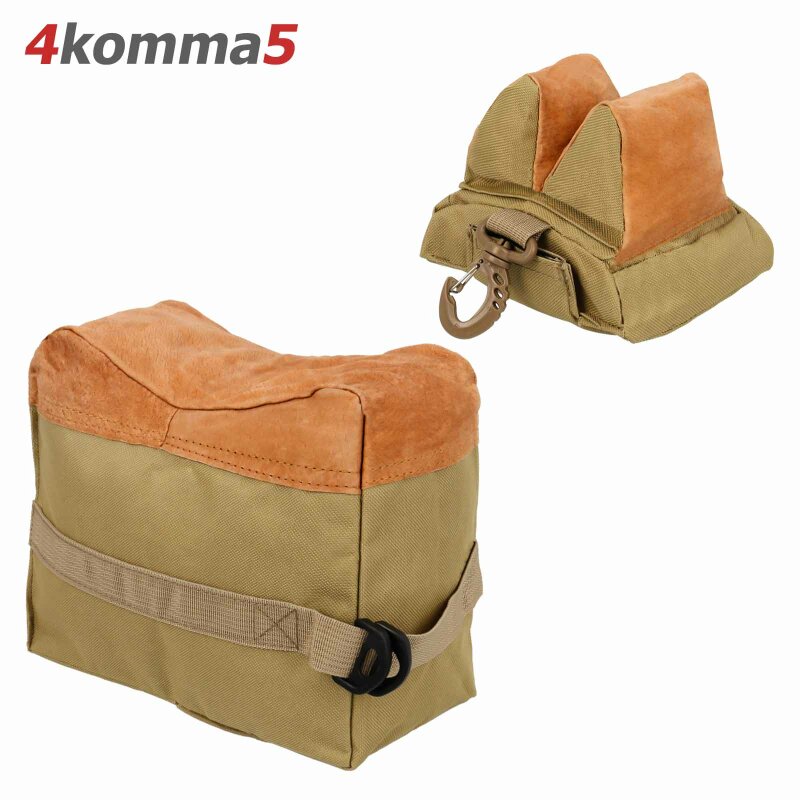 4komma5 Gewehrauflage 2-teilig - Beige / Braun