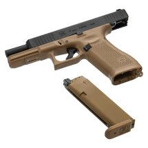 Glock 17 GEN5 French Edition Softair-Pistole Kaliber 6 mm BB Gas Blowback (P18)