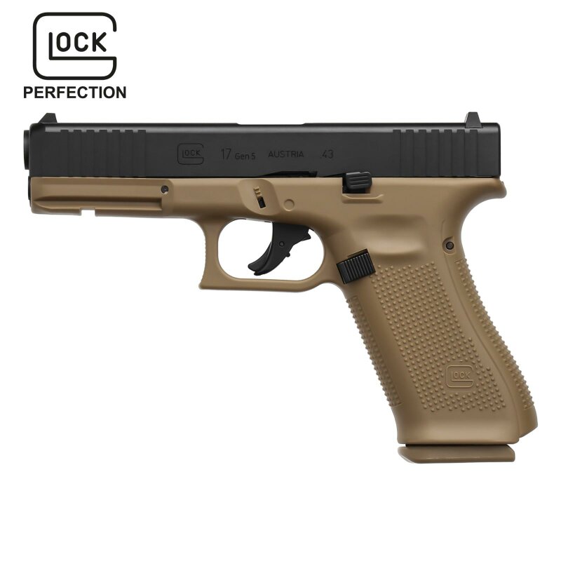 Glock 17 Gen5 T4E Defense Training Marker cal .43 Coyote Blowback (P18)