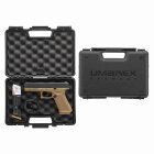 SET Glock 17 Gen5 T4E Defense Training Marker cal .43 Coyote Blowback (P18) + Rubberballs 500 Stück