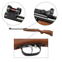 Luftgewehr Weihrauch HW 30 S  mit Fiberoptikvisierung 4,5 mm Diabolo (P18)