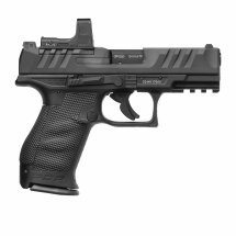 Walther PDP Compact 4" Optics Ready Softair-Co2-Pistole Schwarz Kaliber 6 mm BB Blowback (P18) + Umarex RDS 8 Leuchtpunktvisier