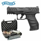 Kofferset Walther PDP Compact 4" - Co2-Pistole Kaliber 4,5 mm Stahl BB Blowback (P18)