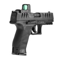 Kofferset Walther PDP Compact 4" - Co2-Pistole Kaliber 4,5 mm Stahl BB Blowback (P18) + Umarex RDS 8 Leuchtpunktvisier