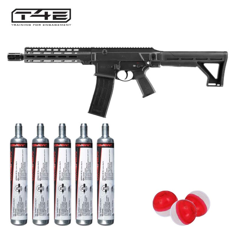 SET T4E Defense Training Marker TC 68 cal .68 - 7,5 Joule (P18) + Pepperballs 10 Stück